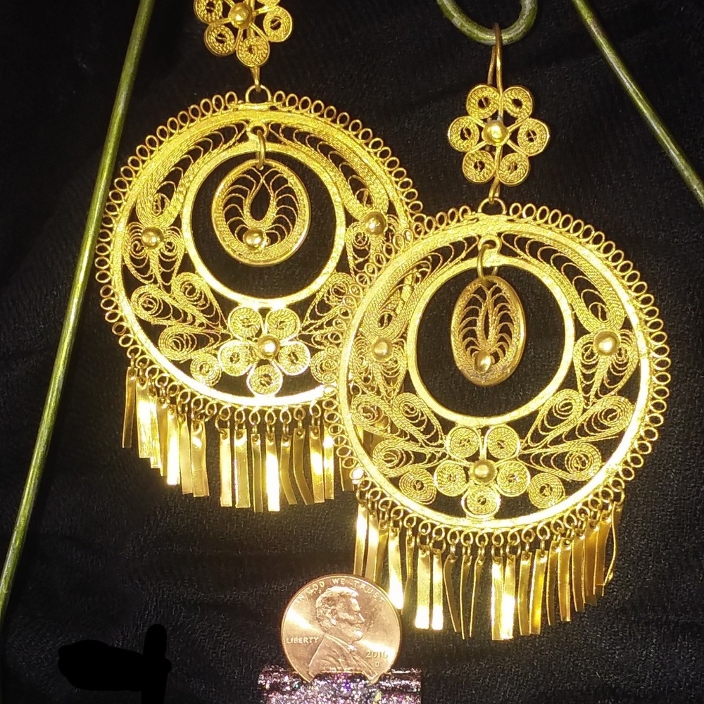 Traditional, handcrafted, vintage, earrings